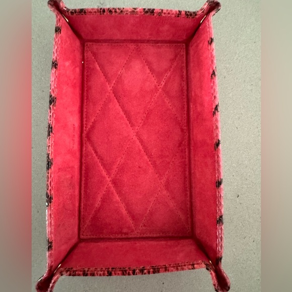 Jimmy Choo pink snakeskin catch all - RARE! - Picture 9 of 14